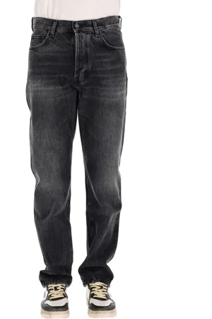 haikure Straight Jeans, male, , Size: W36 Slim Fit Tokyo Model Dark Denim Jeans