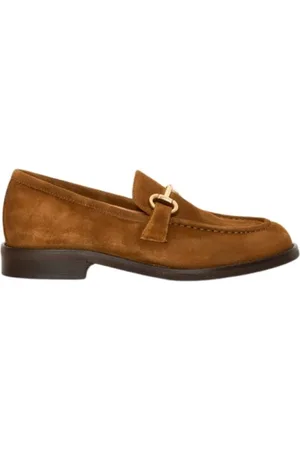 Fru.it Loafers, male, , Size: 8 US Suede Moccasin - Cork Color
