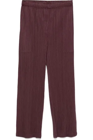 Issey Miyake Slim-fit Trousers, female, , Size: M Stylish Pants
