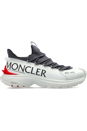 Moncler Sneakers, male, , Size: 8 US Chunky Sneakers Lace-Up Rubber Sole
