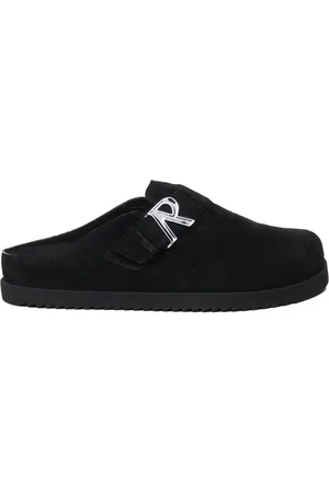 Represent Mules, male, , Size: 11 US Suede Mules with Initial