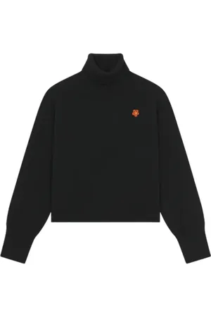 Kenzo Turtlenecks, female, , Size: L Crest Logo Sweater