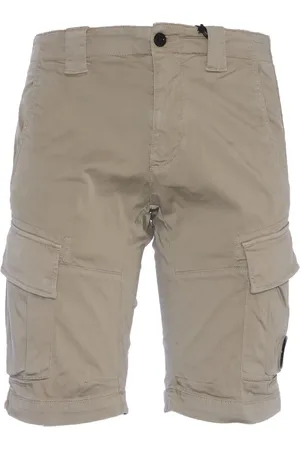 C.P. Company Casual Shorts, male, , Size: M Vintage Khaki Cargo Shorts