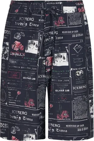Iceberg Casual Shorts, male, , Size: XL Relaxed Fit Bermuda Shorts