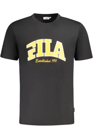 Fila T-Shirts, male, , Size: M Graphic Logo Tee Crew Neck