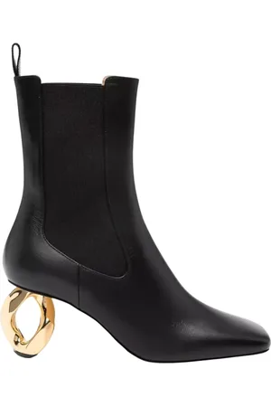 J.W.Anderson Heeled Boots, female, , Size: 9 US leather ankle boots slip-on
