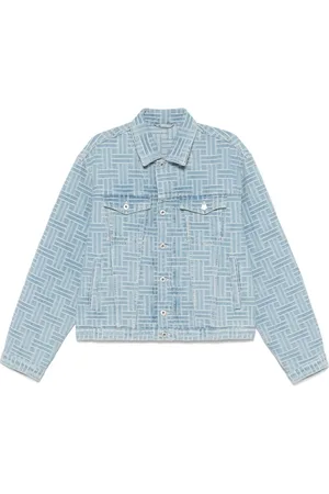 Kenzo Denim Jackets, male, , Size: L Weave Trucker Jacket