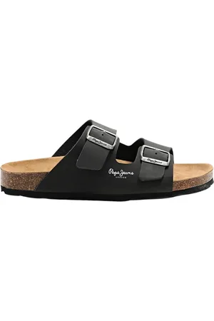 Pepe Jeans Sliders, male, , Size: 7 US Double Velour Bio Sandals