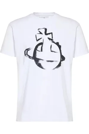 Vivienne Westwood T-Shirts, male, , Size: M Stencil Orb T-Shirt