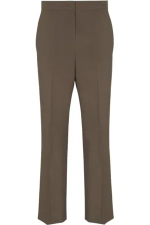Fendi Straight Trousers, female, , Size: M Wool Pants