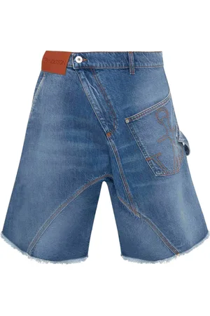 J.W.Anderson Denim Shorts, male, , Size: W26 Twisted Workwear Denim Shorts