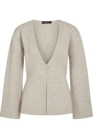Bruuns Bazaar Cardigans, female, , Size: M Knit Sweater Sandshell Simonabbaljin Style