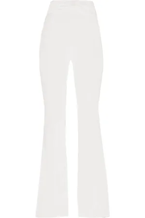 Elisabetta Franchi Wide Trousers, female, , Size: S Elegant Flared Polyester Pants