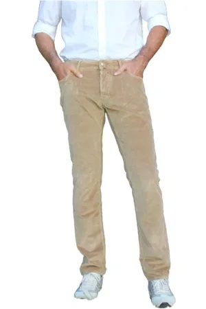 Jacob Cohen Straight Trousers, male, , Size: W32 Straight Trousers