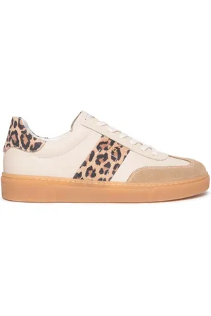 Nero Giardini Sneakers, female, , Size: 7 US White Sneakers with Beige Accents
