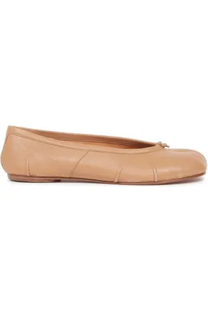 Maison Margiela Ballerinas, female, , Size: 6 US Tabi Ballerina Shoes in Nude