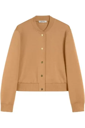 Max Mara Bomber Jackets, female, , Size: L College Style Bomber Jacket