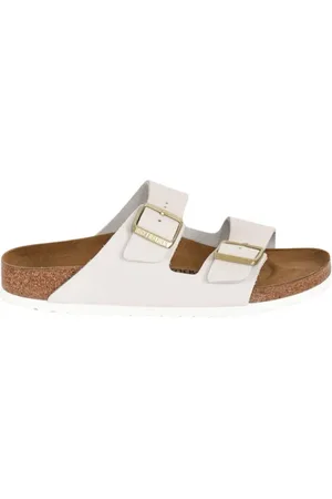 Birkenstock Sliders, male, , Size: 7 US Arizona Sandals Cork and Latex