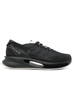 Y-3 Sneakers, male, , Size: 9 1/2 US Lace-Up Sneakers with Logo Detail