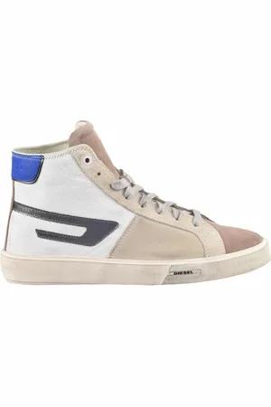 Diesel Sneakers, male, , Size: 11 1/2 US Leather Sneakers with Rubber Sole