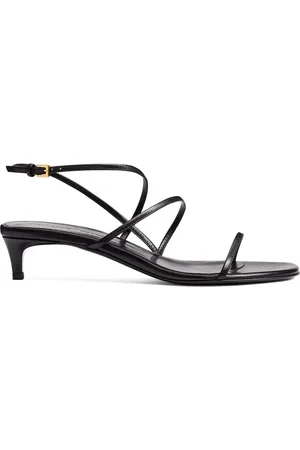 Khaite High Heel Sandals, female, , Size: 9 US Loop Kitten Heel Sandals