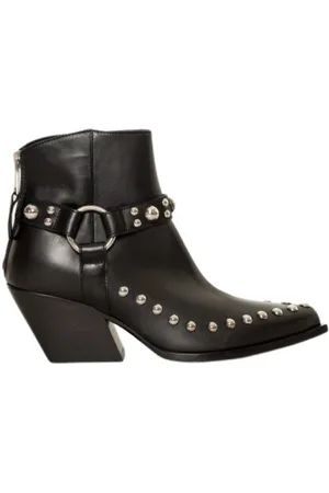 Elena Iachi Cowboy Boots, female, , Size: 6 US Studded Leather Texano Boots