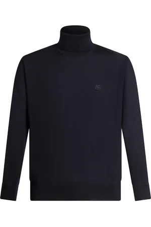 Etro Turtlenecks, male, , Size: XL Wool Turtleneck Sweater Aw24