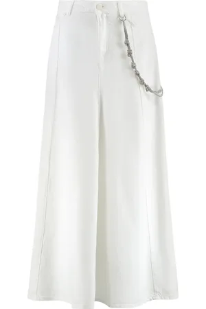 Pinko Maxi Skirts, female, , Size: S Maxi Skirt with Metal Buttons and Chain