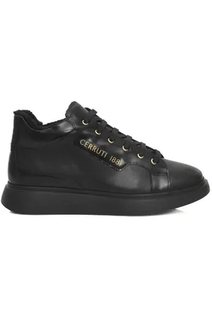 Cerruti 1881 Sneakers, female, , Size: 8 US Leather Platform Sneakers with Logo