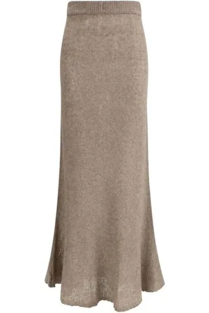 Lisa Yang Maxi Skirts, female, , Size: XS Cashmere Knit Flare Midi Skirt