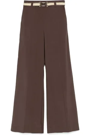 Twin-Set Wide Trousers, female, , Size: S Stylish Trousers for Women