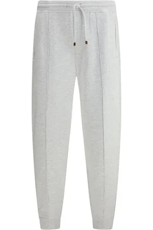 Brunello Cucinelli Sweatpants, male, , Size: 2XL Elegant Cotton Jogger Sweatpants