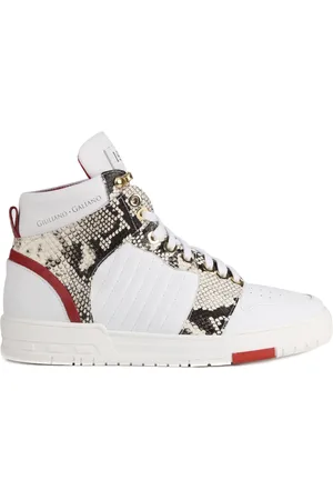 Giuliano Galiano Sneakers, male, , Size: 3 US Python Sneakers with 1990 Patch