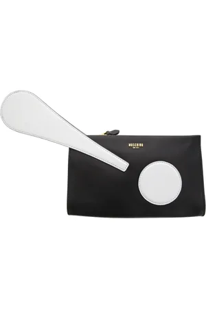 Moschino Clutches, female, , Size: ONE SIZE Exclamation Mark Clutch Bag in