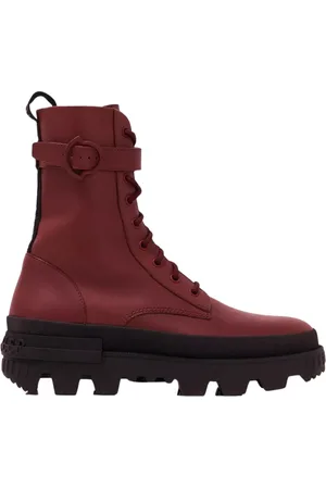 Moncler Lace-up Boots, female, , Size: 8 1/2 US Carinne ankle boots military style