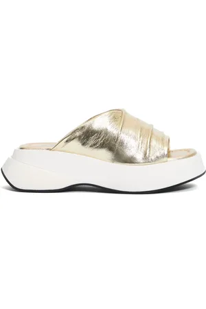 Elena Iachi Sliders, female, , Size: 8 US Wedges Sandals Platino Wedge Shoes