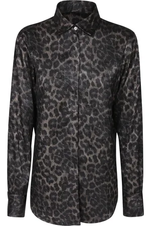 BLANCA Shirts, female, , Size: XS Animalier Print T-Shirt Multi Aw23