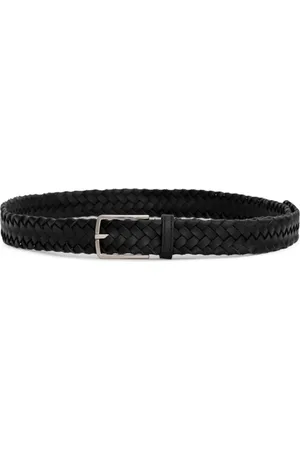 Bottega Veneta Belts, male, , Size: 110 CM Woven Leather Padded Belt