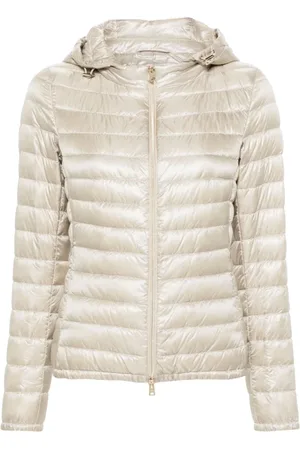 HERNO Down Jackets, female, , Size: S Padded Quilted Coat with Detachable Hood
