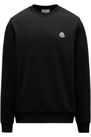 Moncler Sweatshirts, male, , Size: L Cotton Crew Neck Sweatshirt