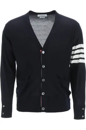 Thom Browne Cardigans, male, , Size: L Classic Knit Cardigan