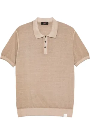 Peuterey Polo Shirts, male, , Size: L Brown T-Shirt Classic Style