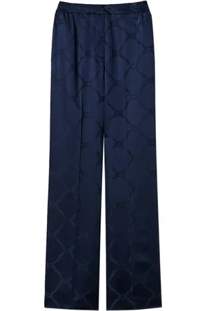 Twin-Set Wide Trousers, female, , Size: S Chino Trousers Elegant Italian Design