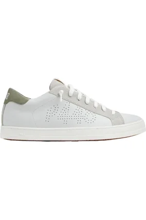 P448 Sneakers, male, , Size: 8 US Leather Sneakers with Suede Details