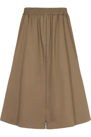 Golden Goose Midi Skirts, female, , Size: S Circle Skirt Cotton Gabardine