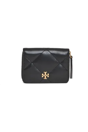 Tory Burch Wallets & Cardholders, female, , Size: ONE SIZE Leather Zip Around Wallet