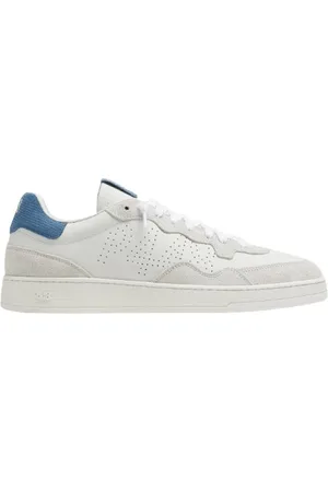 P448 Sneakers, male, , Size: 10 US Leather Sneakers Blue Heel Tag