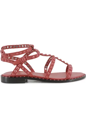 Ash Flat Sandals, female, , Size: 11 US Flat Sandals with Double Buckle
