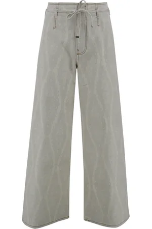 Etro Wide Jeans, female, , Size: W26 White Wide Leg Culottes Jeans