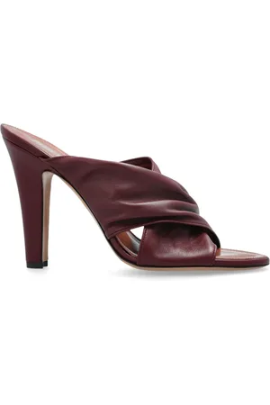 PARIS TEXAS Heeled Mules, female, , Size: 9 1/2 US Heeled slippers Maria